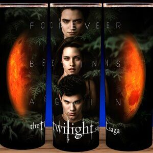 Twilight Saga - Bella - Jacob - Edward Vampire Movie Cup Mug Tumbler